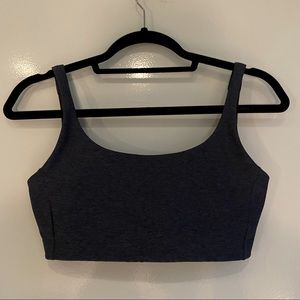 Outdoor Voices Navy Double Time Sports Bra